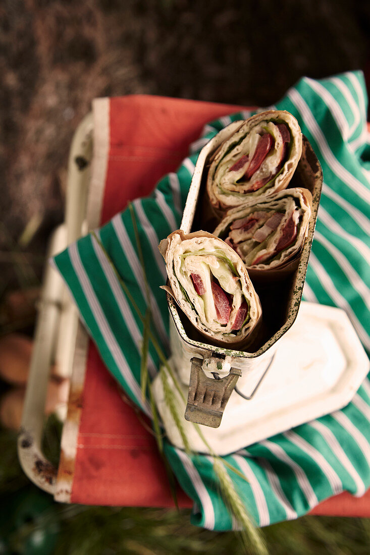 Wraps BLT style