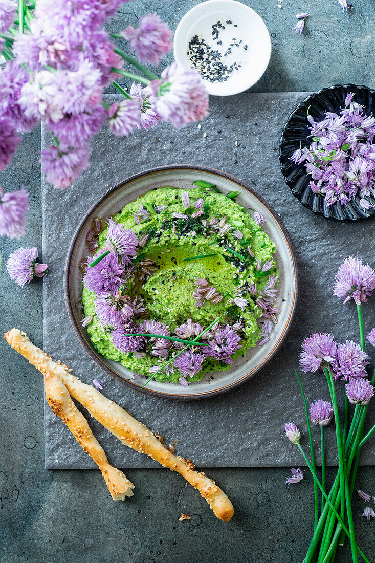 Chive Hummus