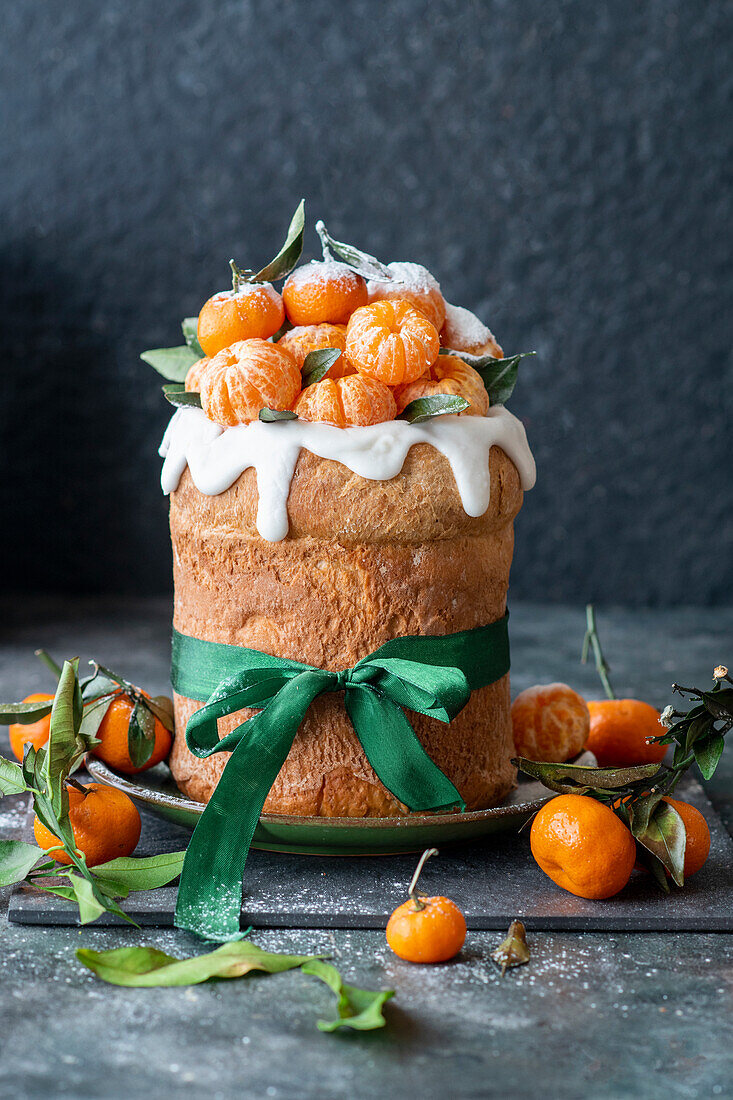 Tangerine panettone