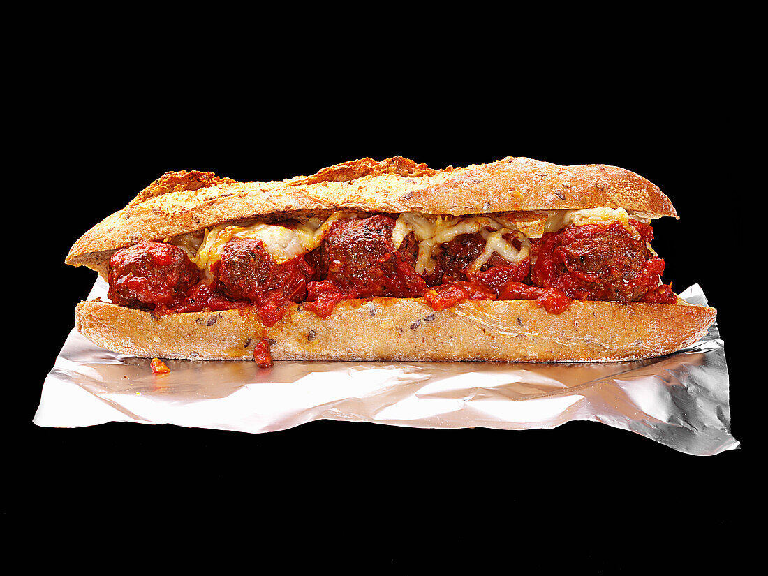 Spicy meatball sub