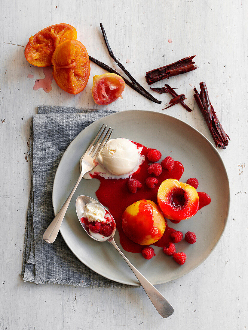 Peach Melba