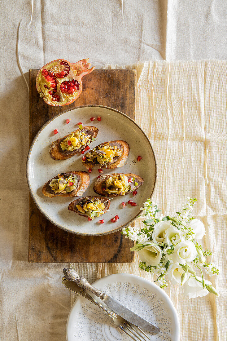 Bruschetta 'Frijoles'