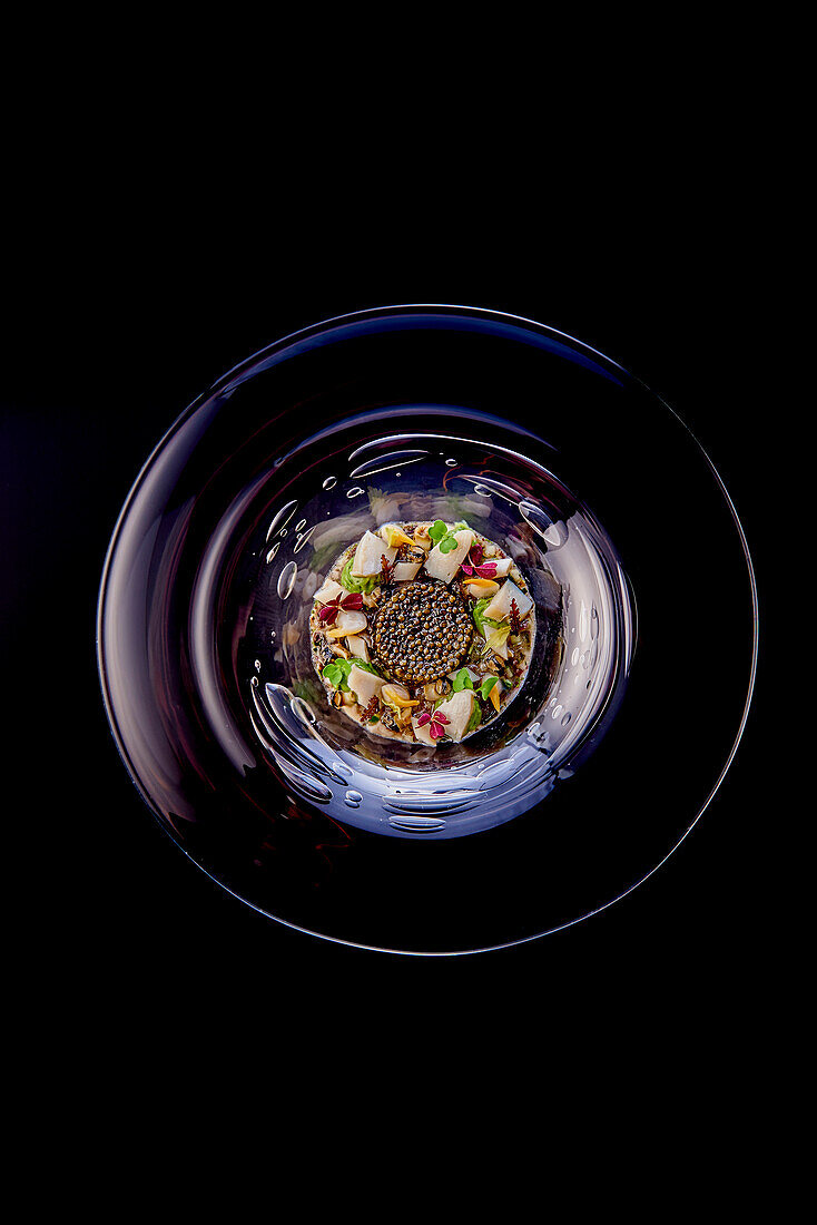 Muscheln mit Kaviar