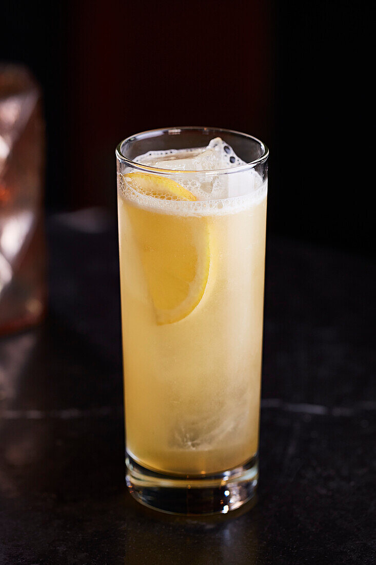 An orange cocktail