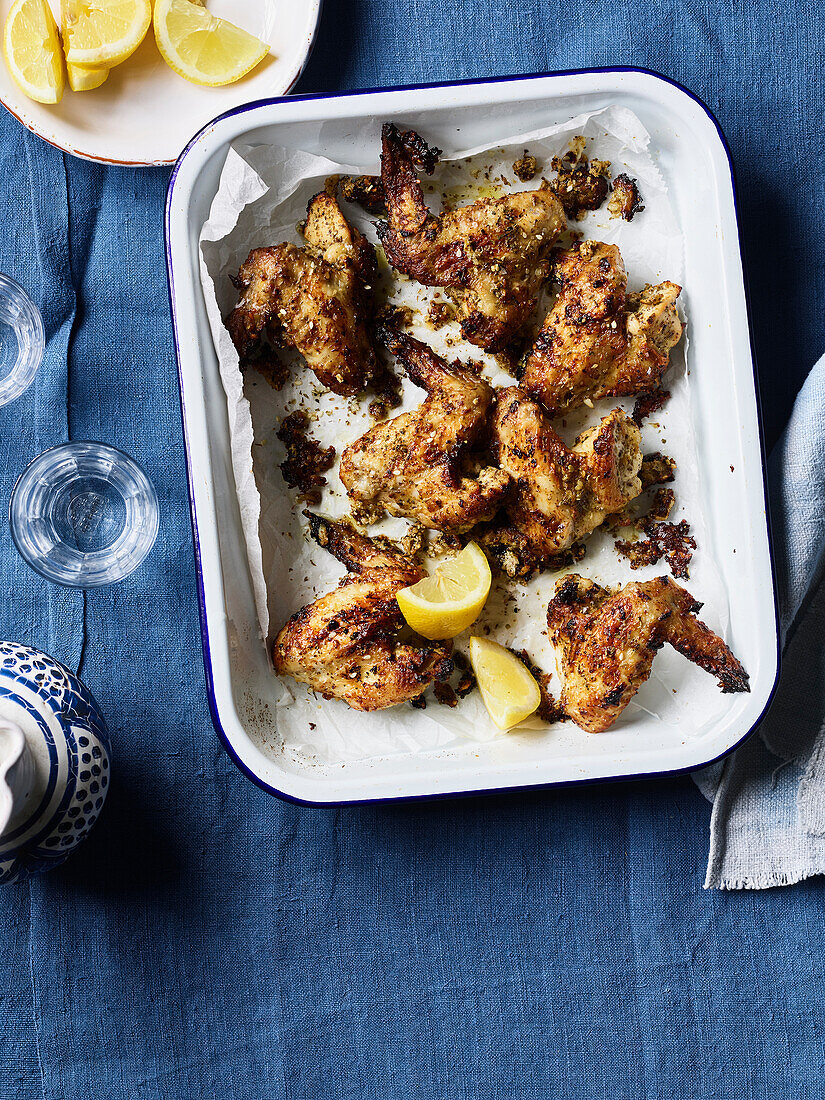 Za'atar chicken wings