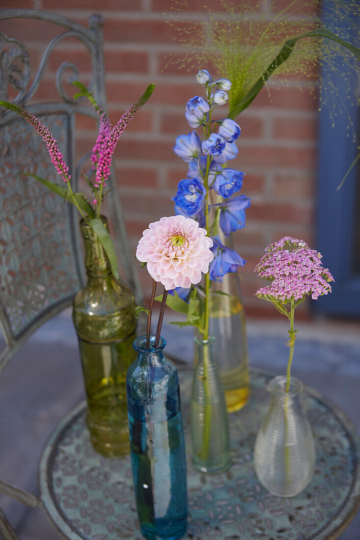 Flowers in vases