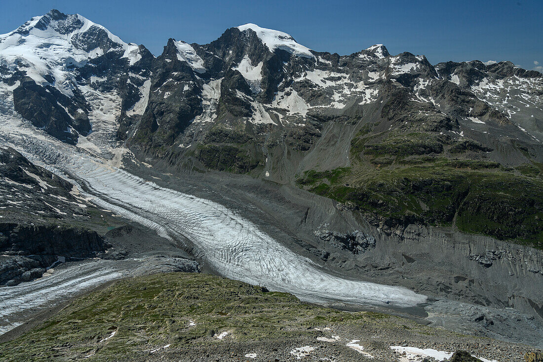 Morteratsch Glacier, Bernina, Switzerland
