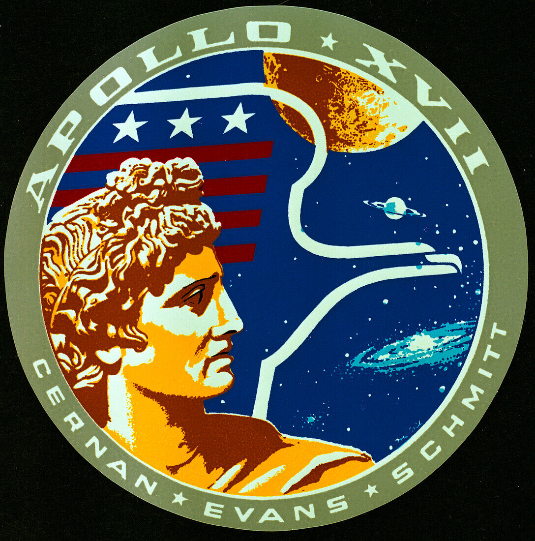 Apollo 17 mission badge, 1972
