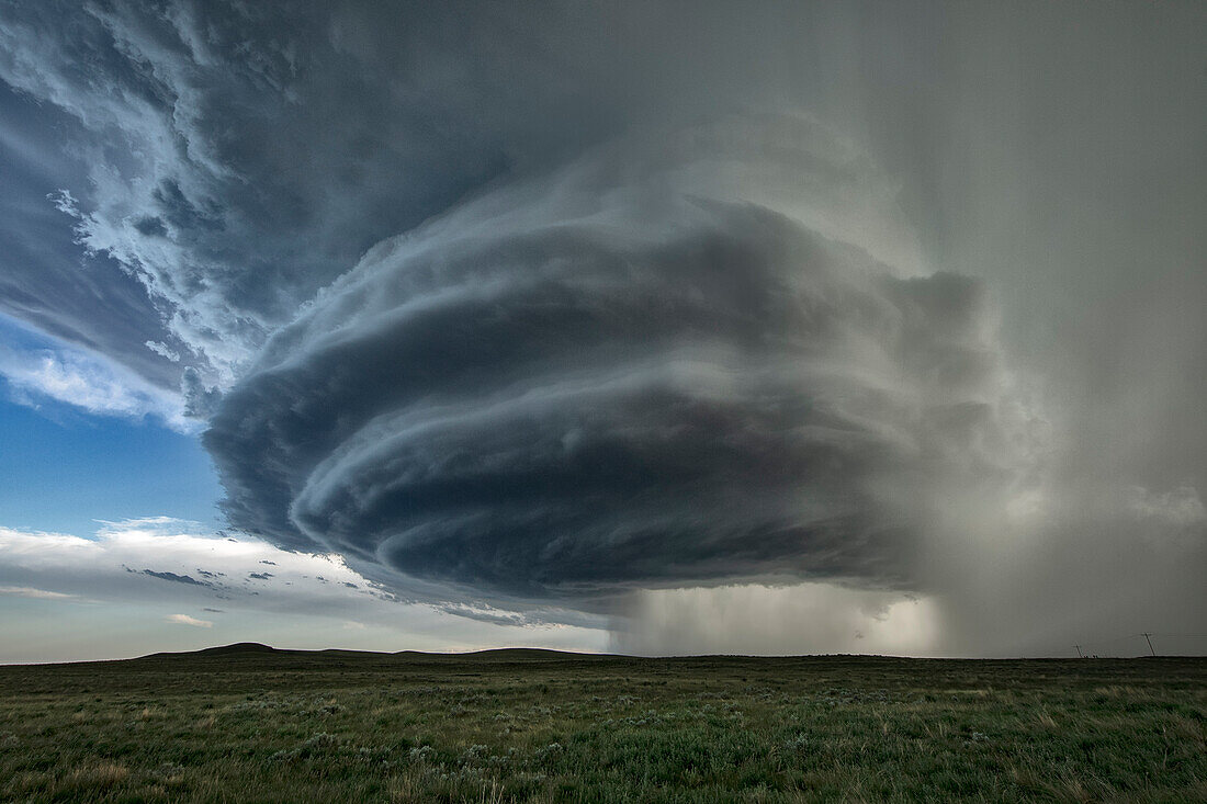 Supercell thunderstorm, Montana, USA