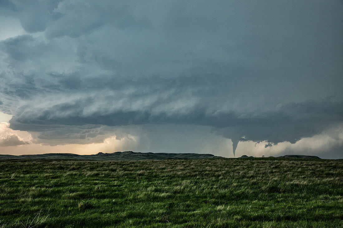 Supercell with tornado, Montana, USA