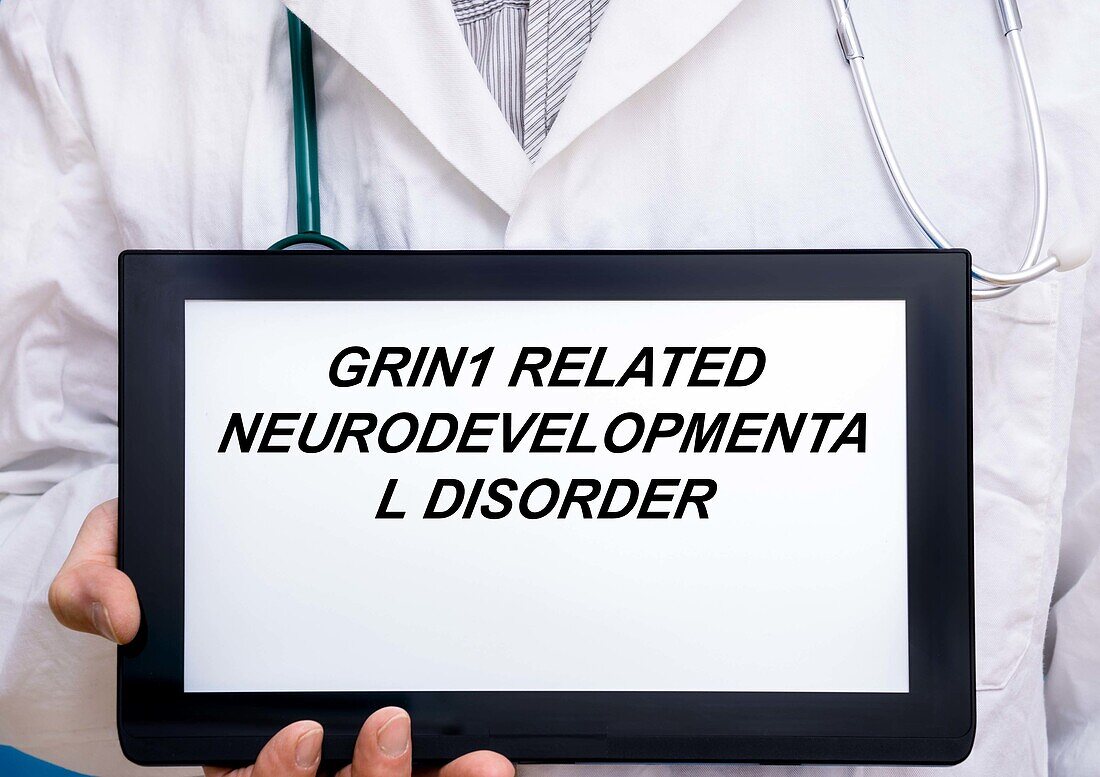 Grin1 related neurodevelopmental disorder, conceptual image