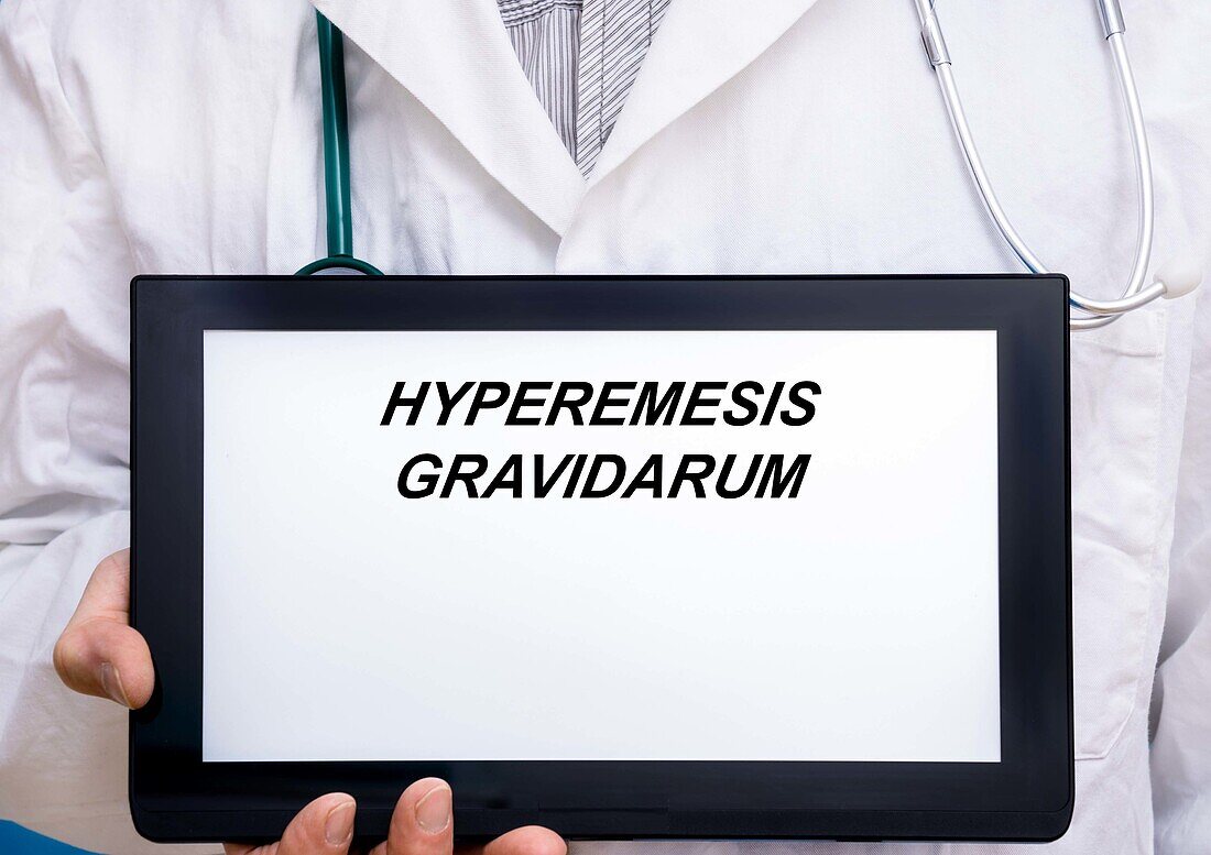 Hyperemesis gravidarum, conceptual image