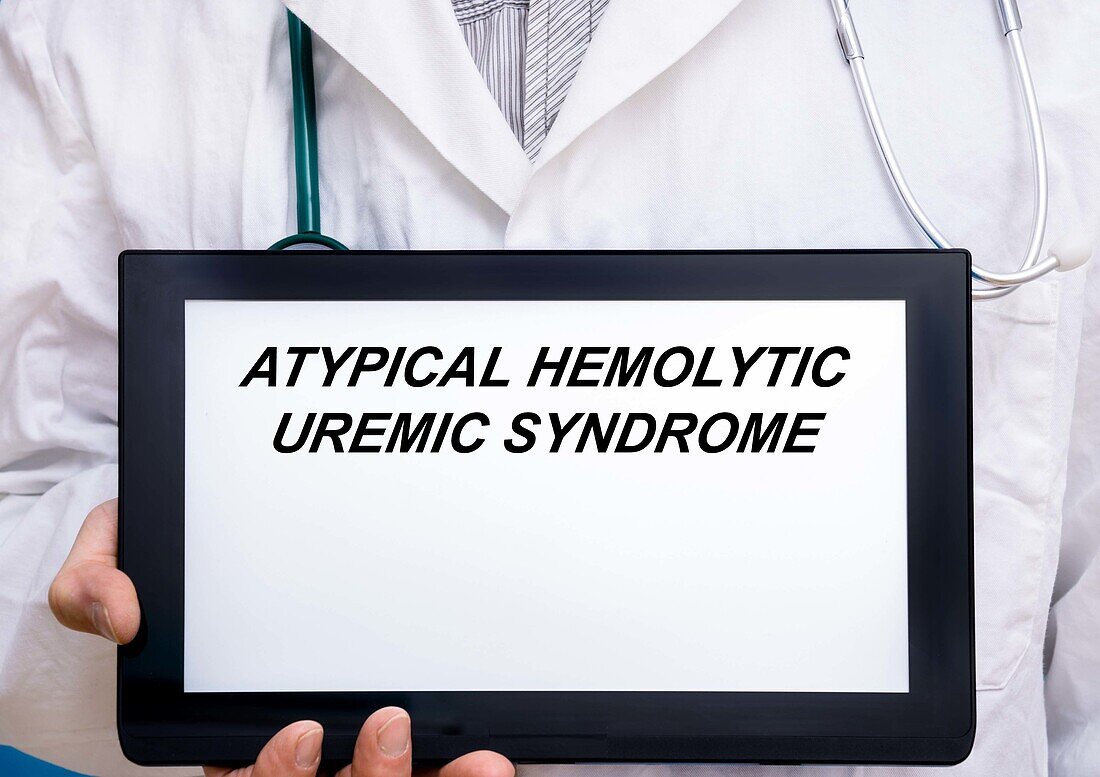 Atypical haemolytic uremic syndrome, conceptual image