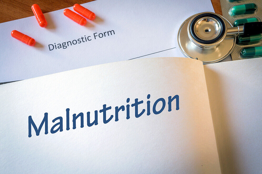 Malnutrition, conceptual image