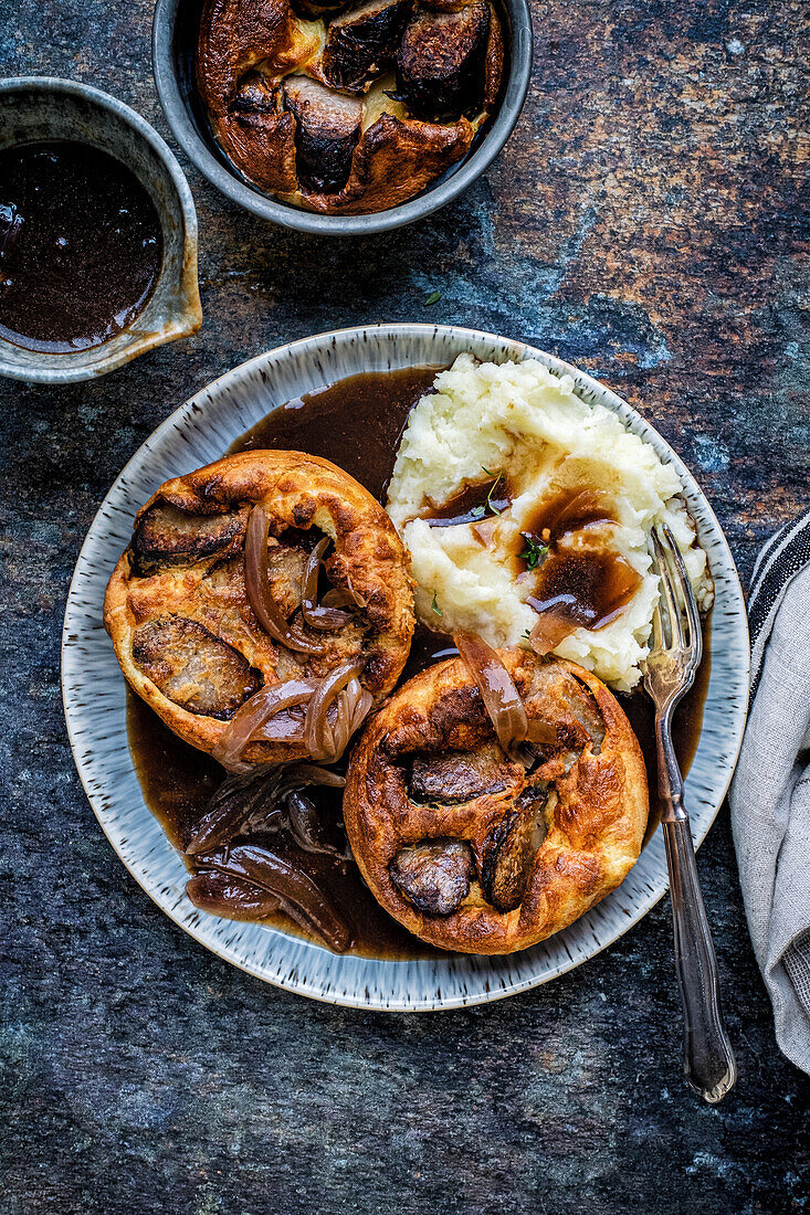 Toad in the Hole aus der Heißluftfritteuse