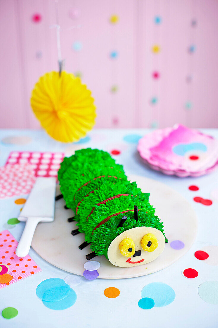 Caterpillar cake