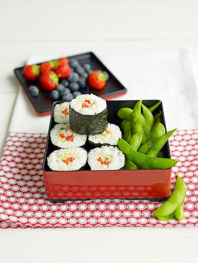 Bento-Box im japanischen Stil