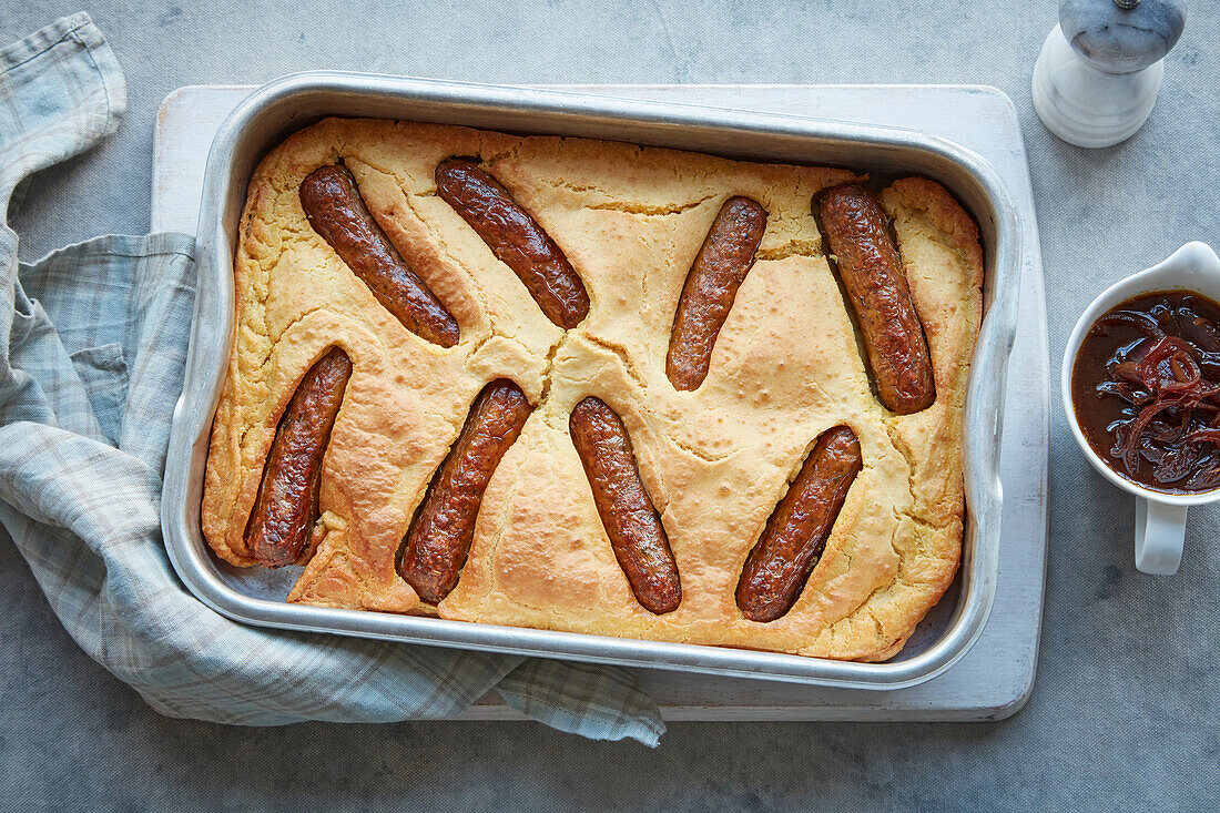 Toad in the hole for vegans