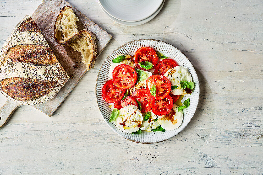 Tomato and mozzarella salad