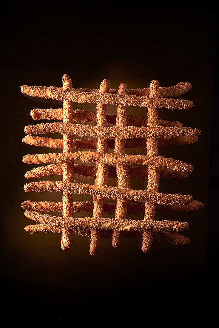 Grissini in lattice form