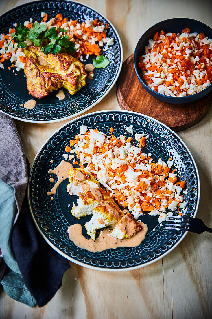 Low-Carb-Hühnchen mit Gemüse