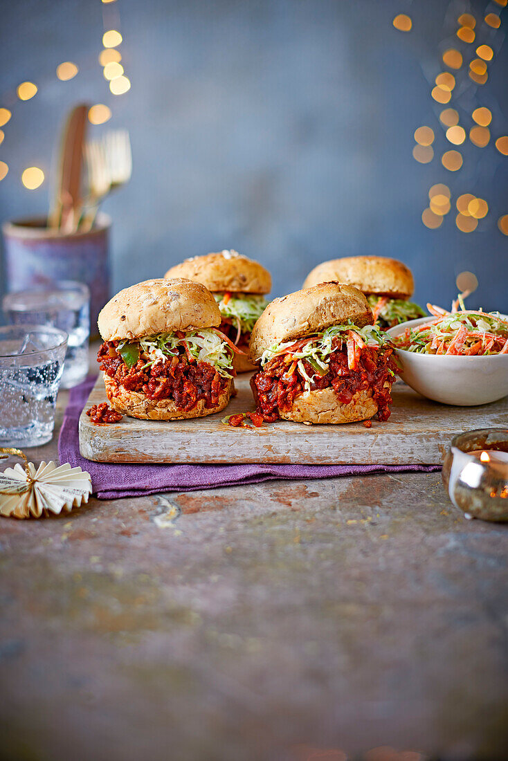 Sloppy Joes mit Rosenkohl