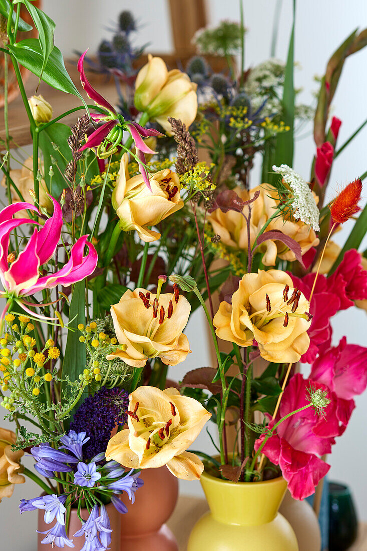 Mixed bouquet summer flowers