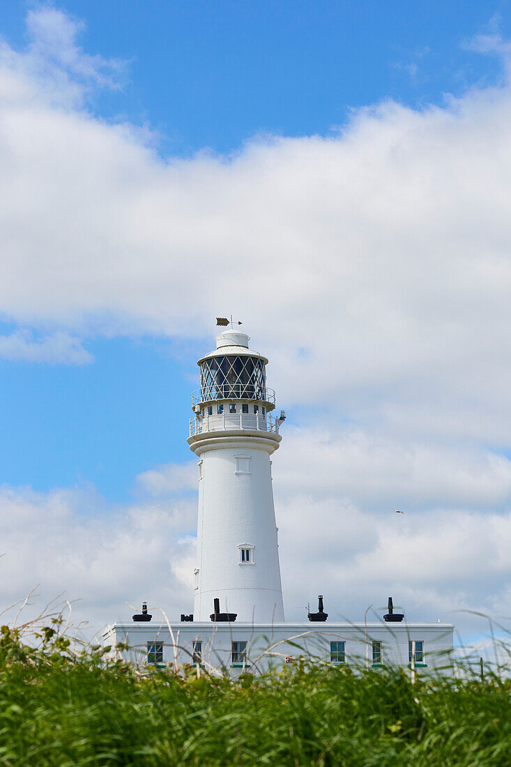 New Flamborough Lighthouse, Flamborough Head, Yorkshire, England, United Kingdom, Europe