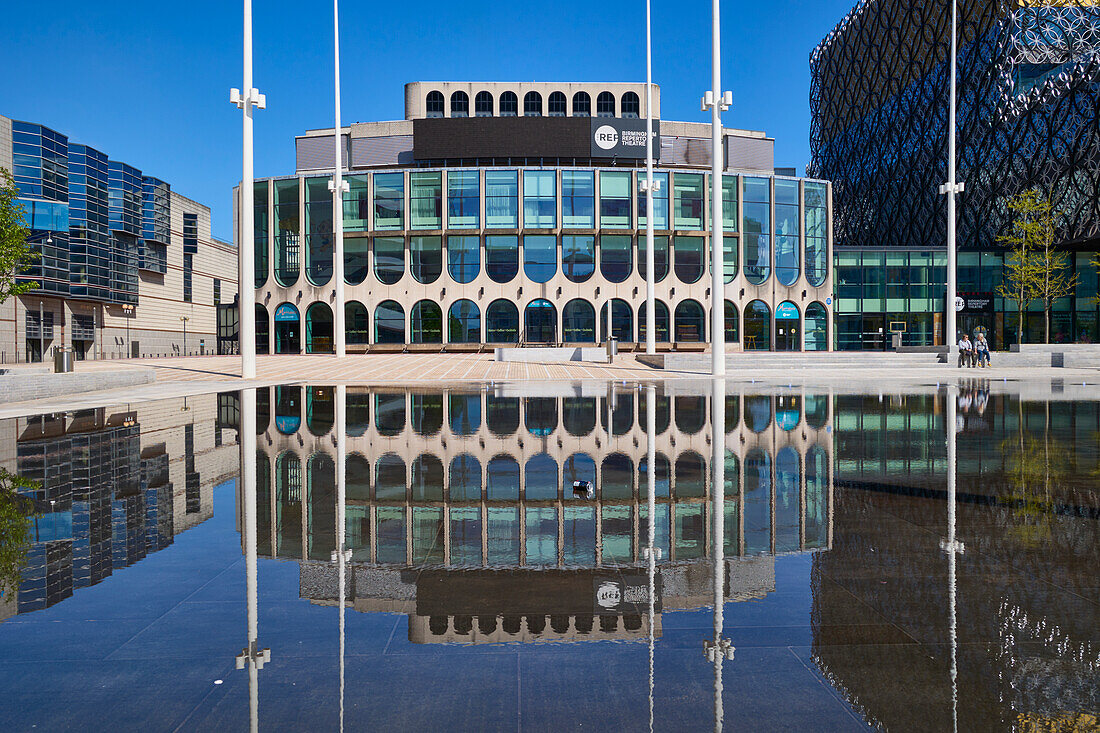 Centenary Square, The International Convention Centre, Repertory Theatre and Library, Birmingham, West Midlands, England, United Kingdom, Europe