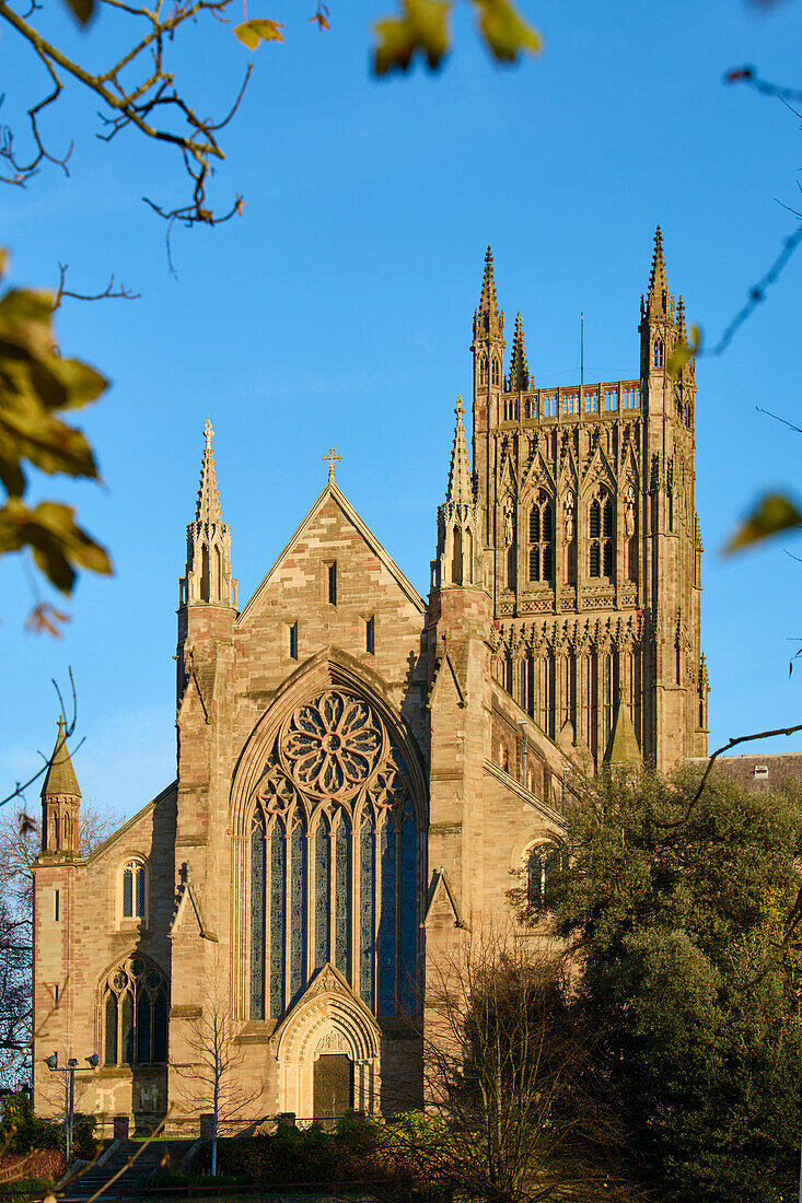 Worcester Cathedral, Worcester, Worcestershire, England, United Kingdom, Europe