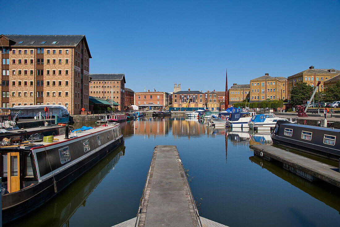 Gloucester Docks, Gloucester, Gloucestershire, England, Vereinigtes Königreich, Europa