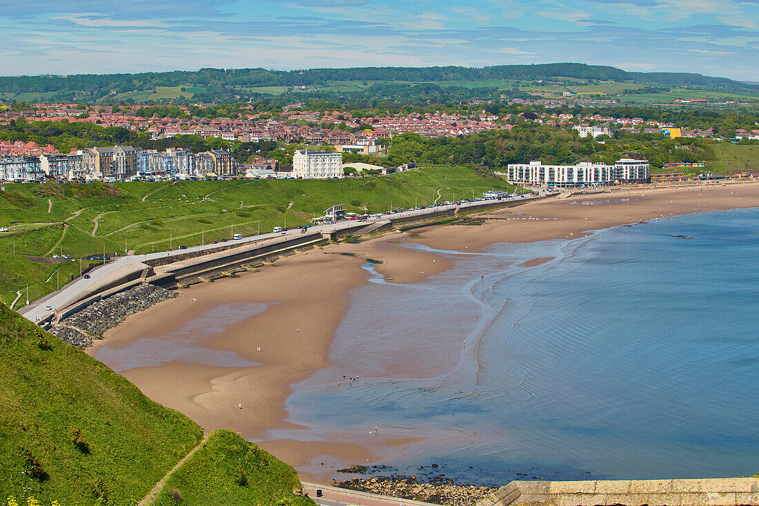 View of North Bay, Scarborough, Yorkshire, England, United Kingdom, Europe