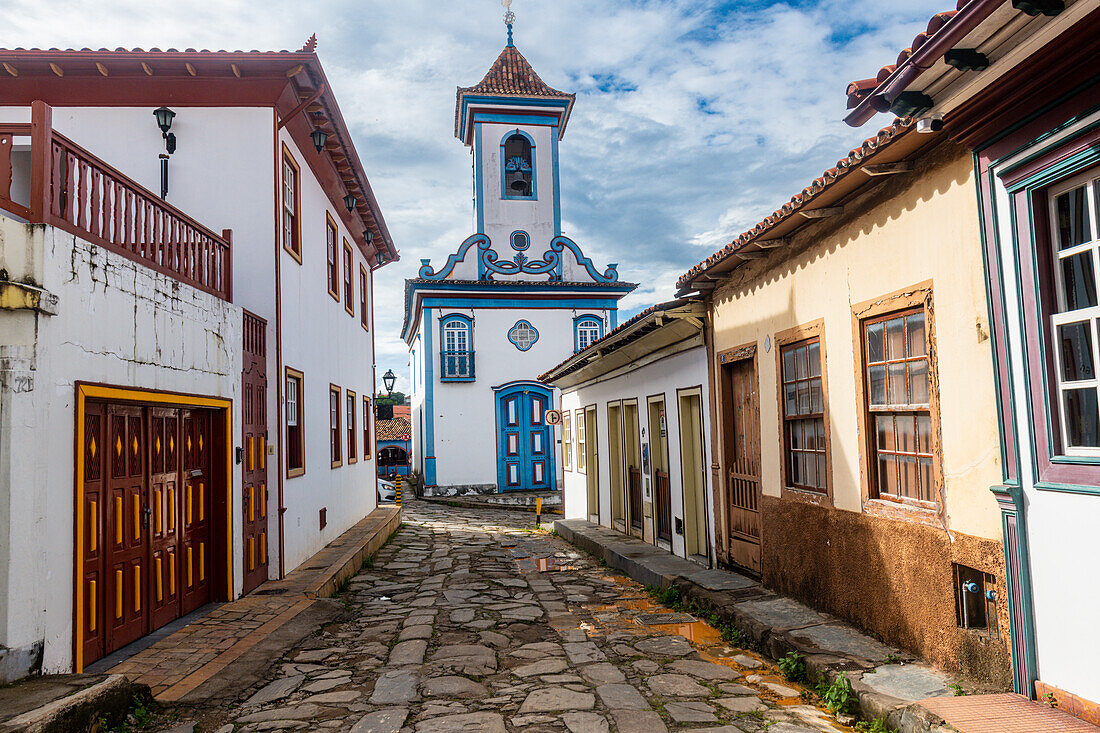 Igreja do Amparo, Diamantina, UNESCO World Heritage Site, Minas Gerais, Brazil, South America