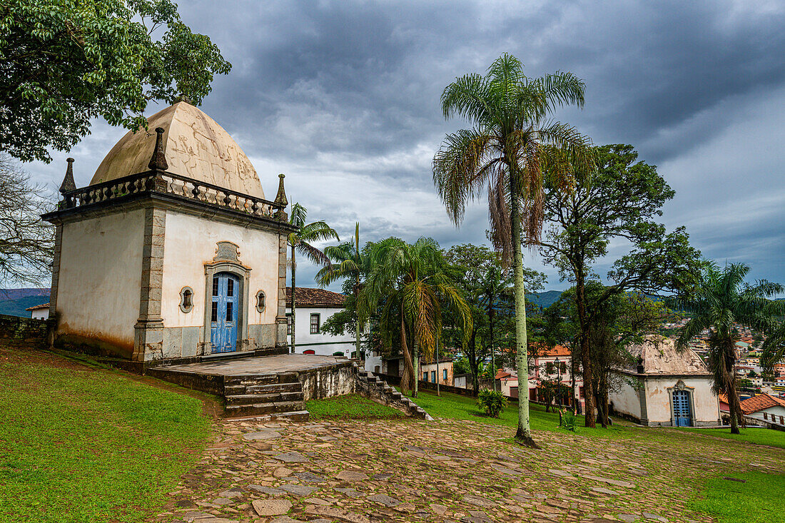 Heiligtum von Bom Jesus de Matosinhos, UNESCO-Weltkulturerbe, Congonhas, Minas Gerais, Brasilien, Südamerika