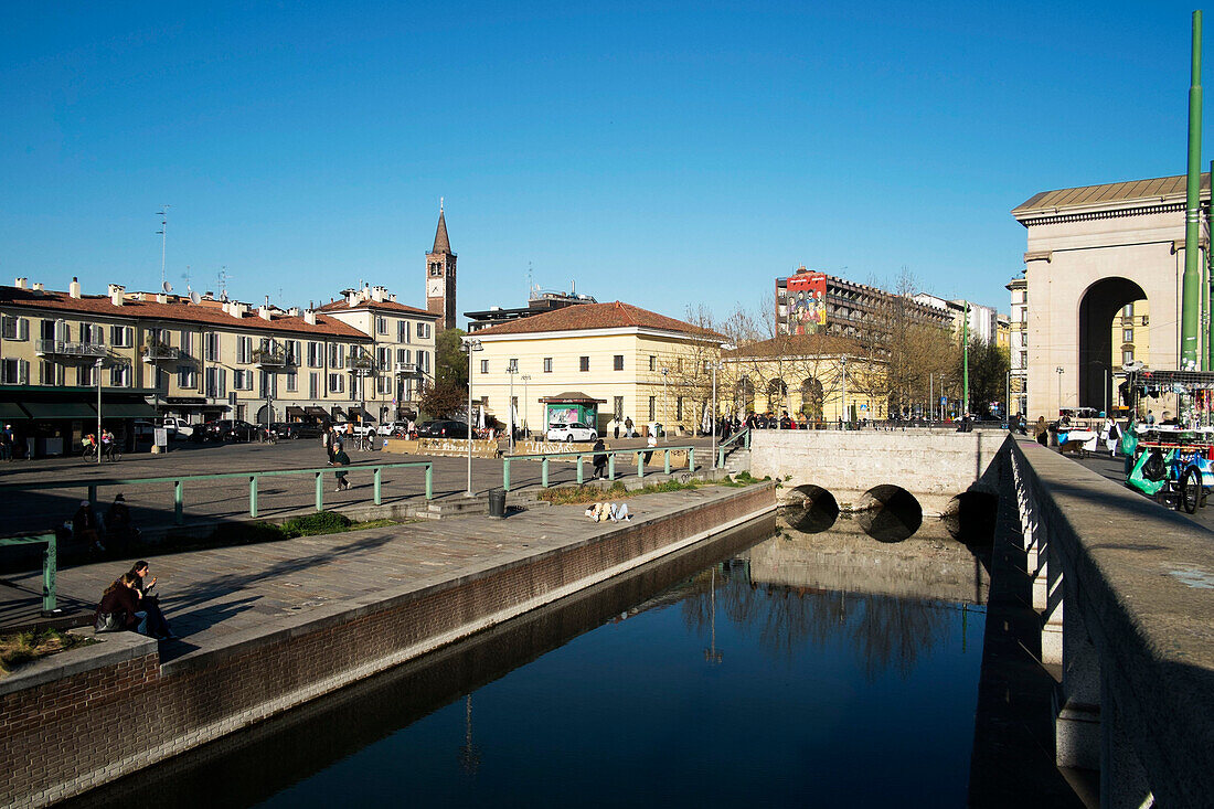 Ai Navigli, Milan, Lombardy, Italy, Europe