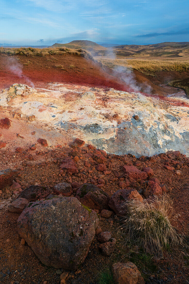 Seltun geothermal area, Krysuvik, Reykjanes peninsula, Iceland, Polar Regions