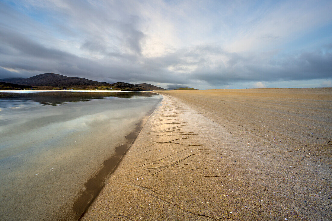 Luskentyre Beach, Isle of Harris, Äußere Hebriden, Schottland, Vereinigtes Königreich, Europa