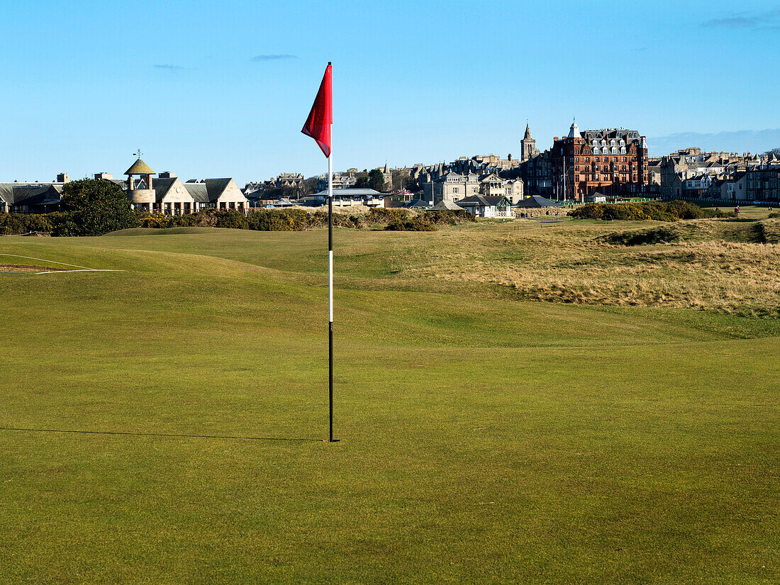 The Old Course at St. Andrews, Fife, Scotland, United Kingdom, Europe