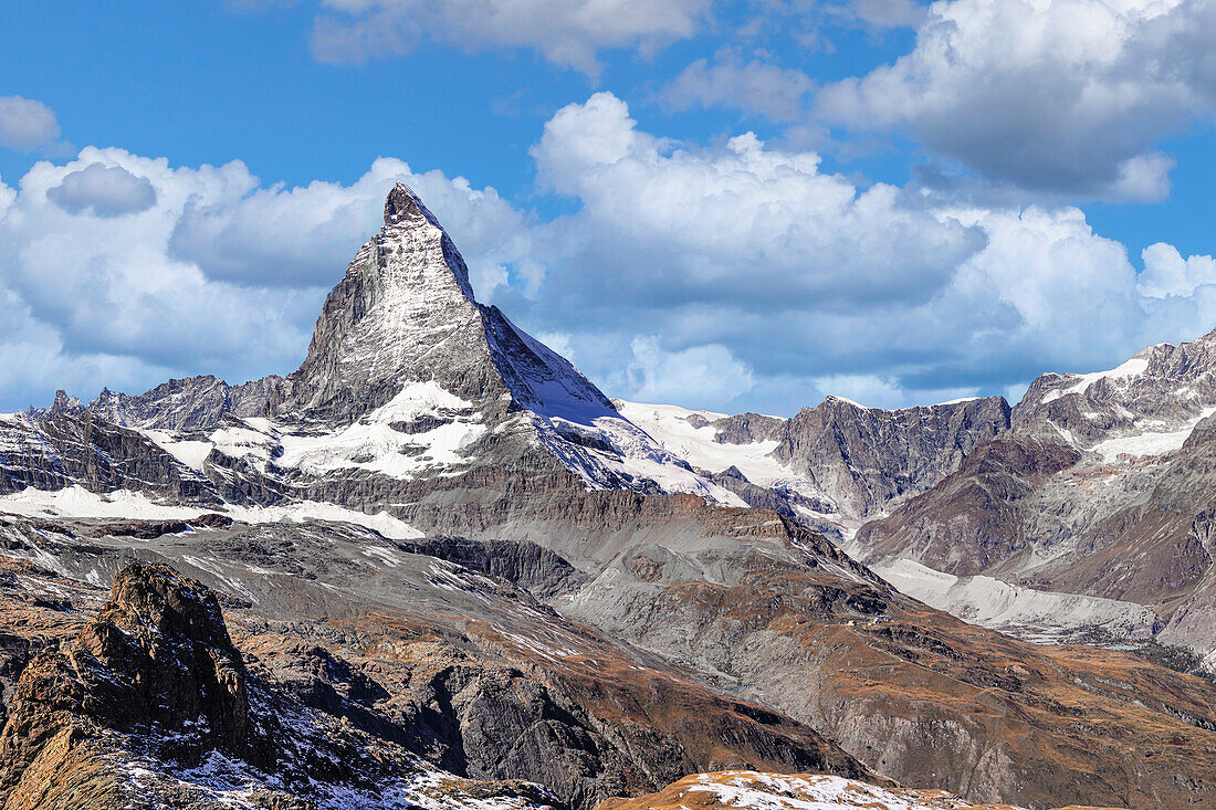 Matterhorngipfel, 4478m, Zermatt, Wallis, Schweizer Alpen, Schweiz, Europa