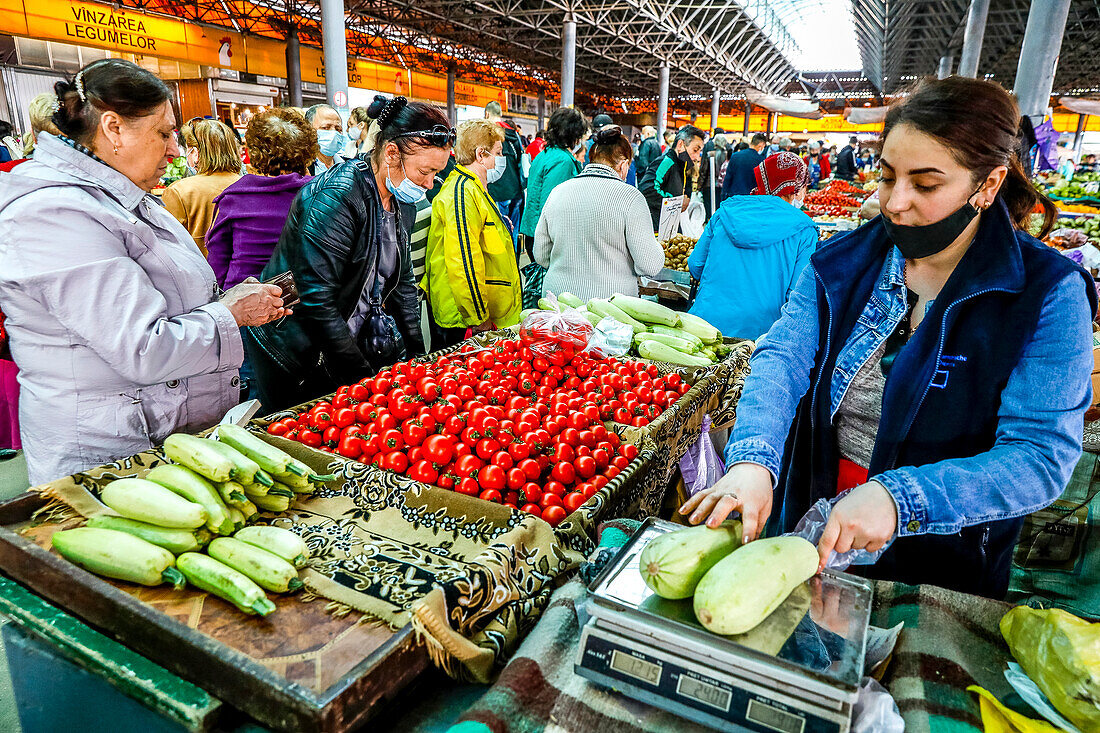 Zentralmarkt von Chisinau, Chisinau, Moldawien, Europa