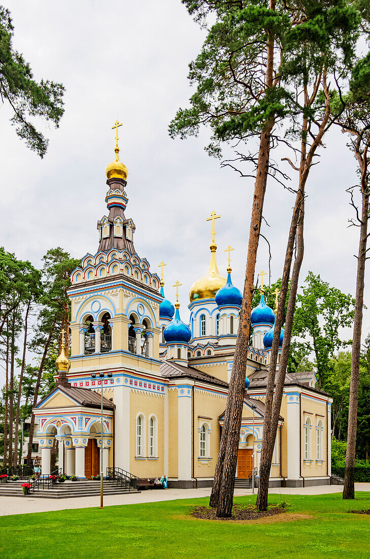 Our Lady of Kazan Dzintari Orthodox Church, Jurmala, Latvia, Europe