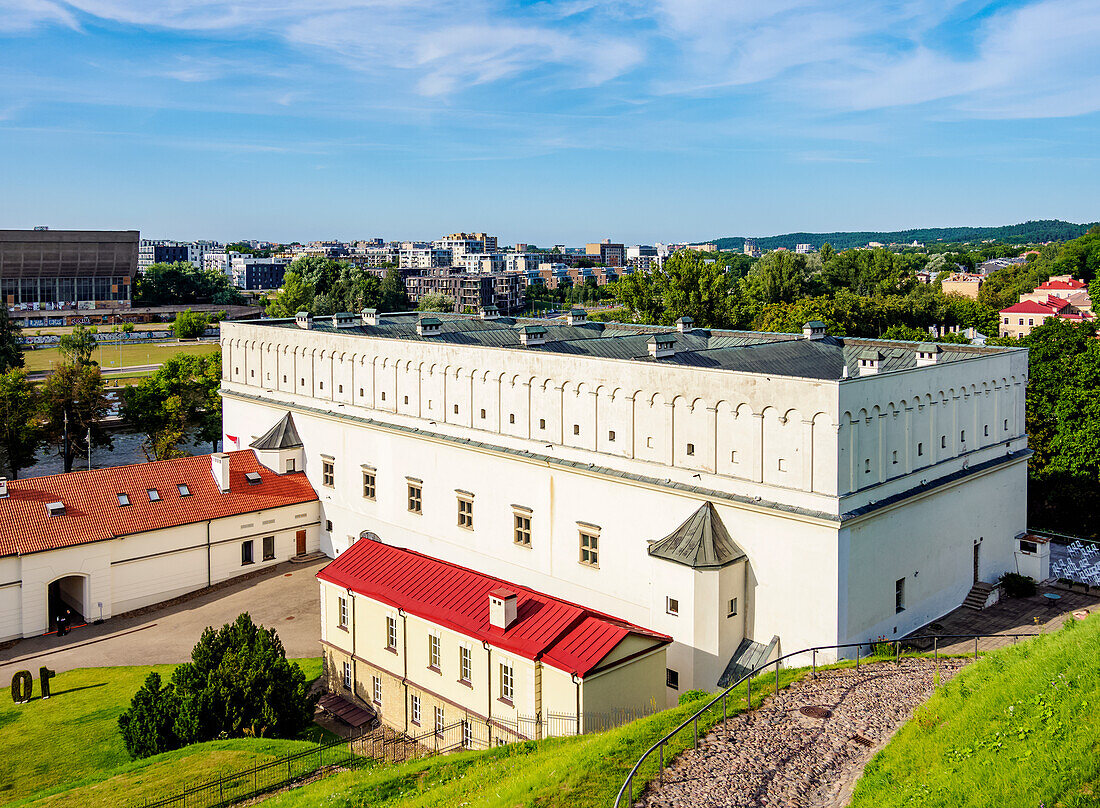 Museum für angewandte Kunst und Design, Altes Arsenal, Ansicht von oben, Vilnius, Litauen, Europa