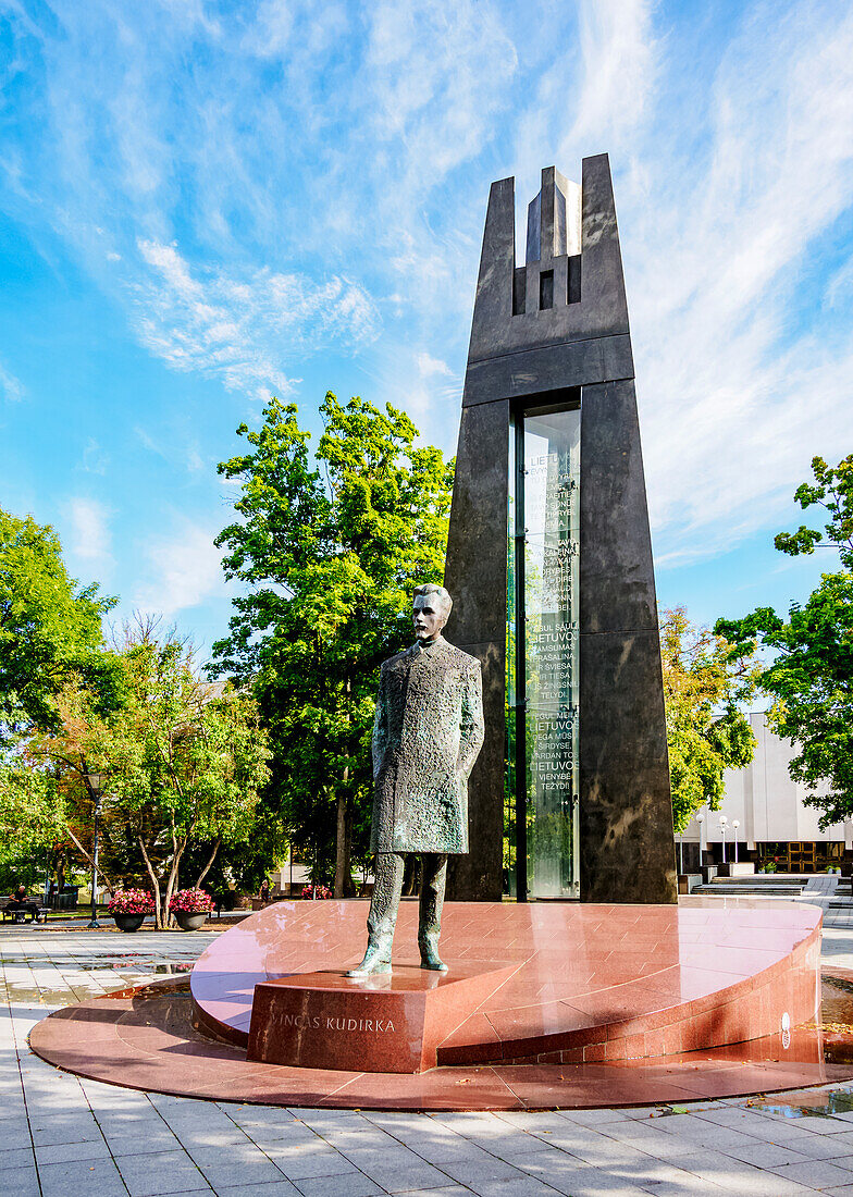 Vincas Kudirka Monument, Vilnius, Lithuania, Europe