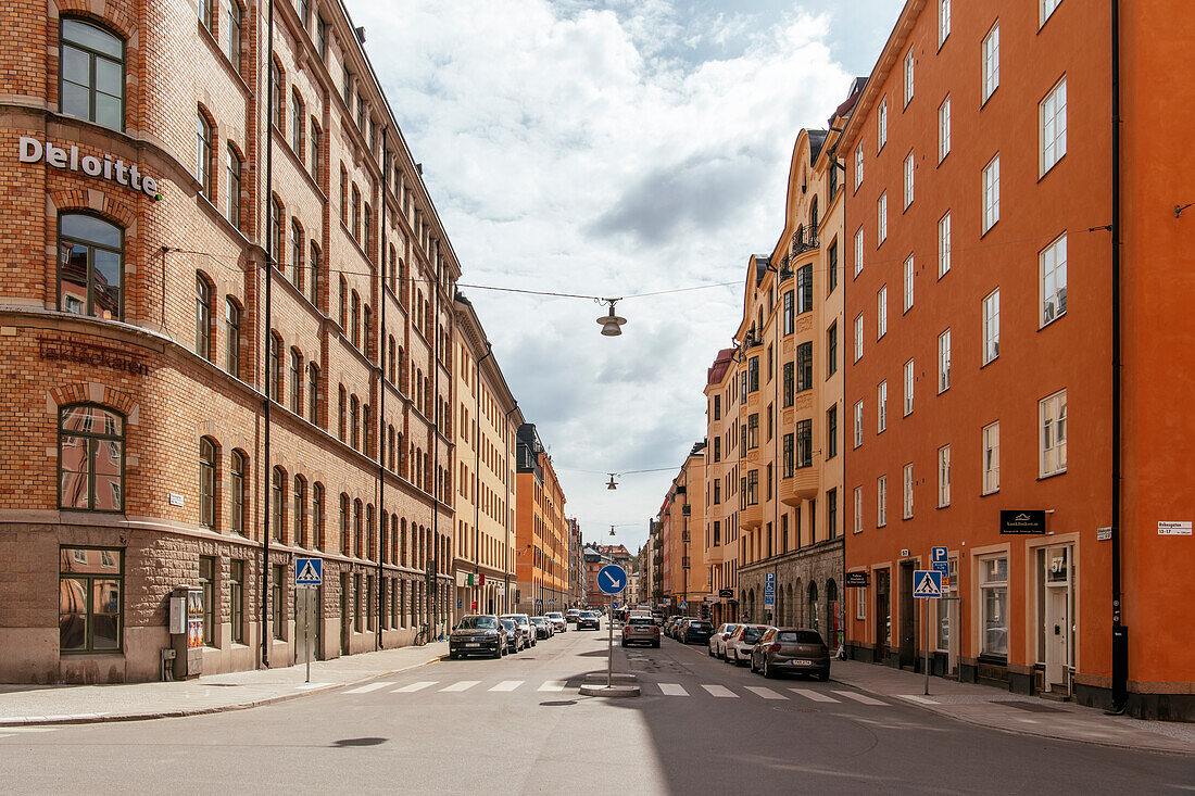 Architektur im Norrmalm-Gebiet von Stockholm, Sodermanland und Uppland, Schweden, Skandinavien, Europa
