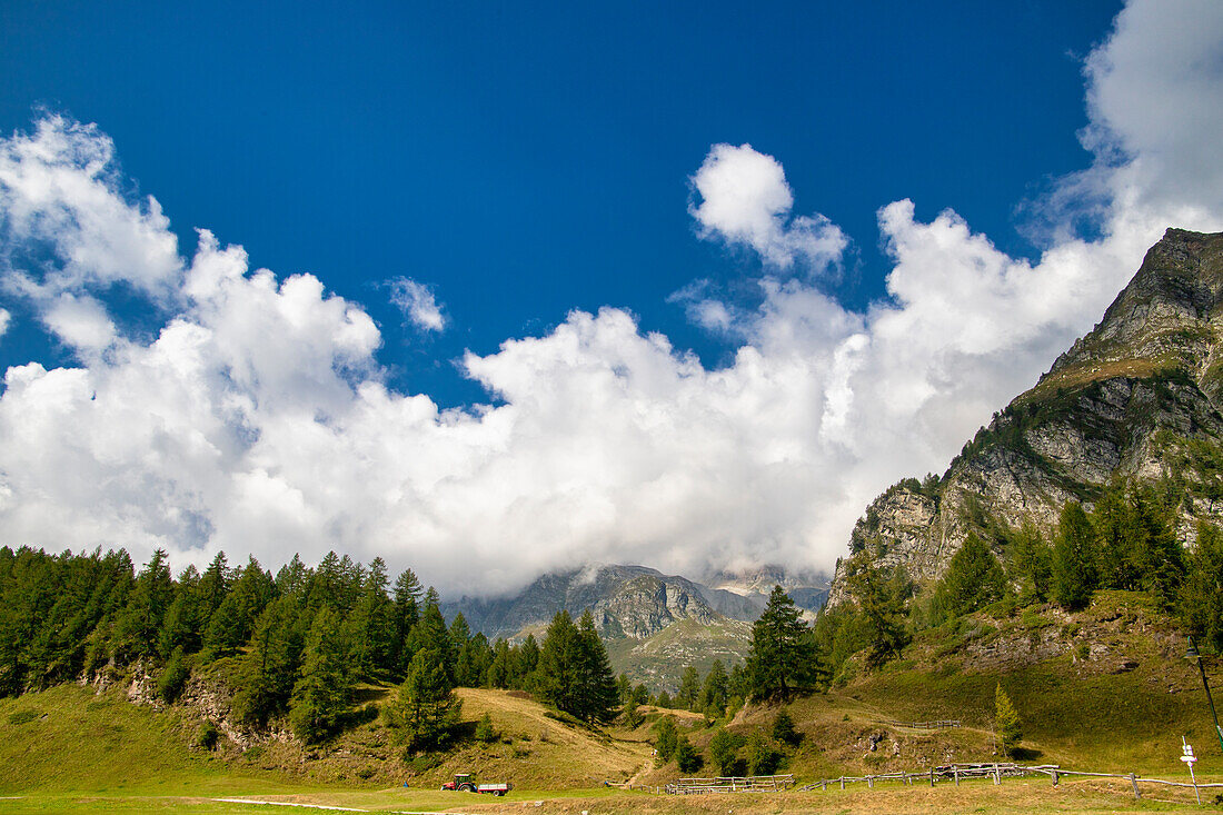 Alpine Landschaft, Alpe Devero, Crampiolo, Dommodossola, Piemont, Italien, Europa