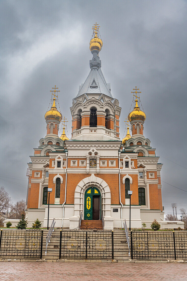 Orthodox Cathedral, Uralsk, Kazakhstan, Central Asia, Asia