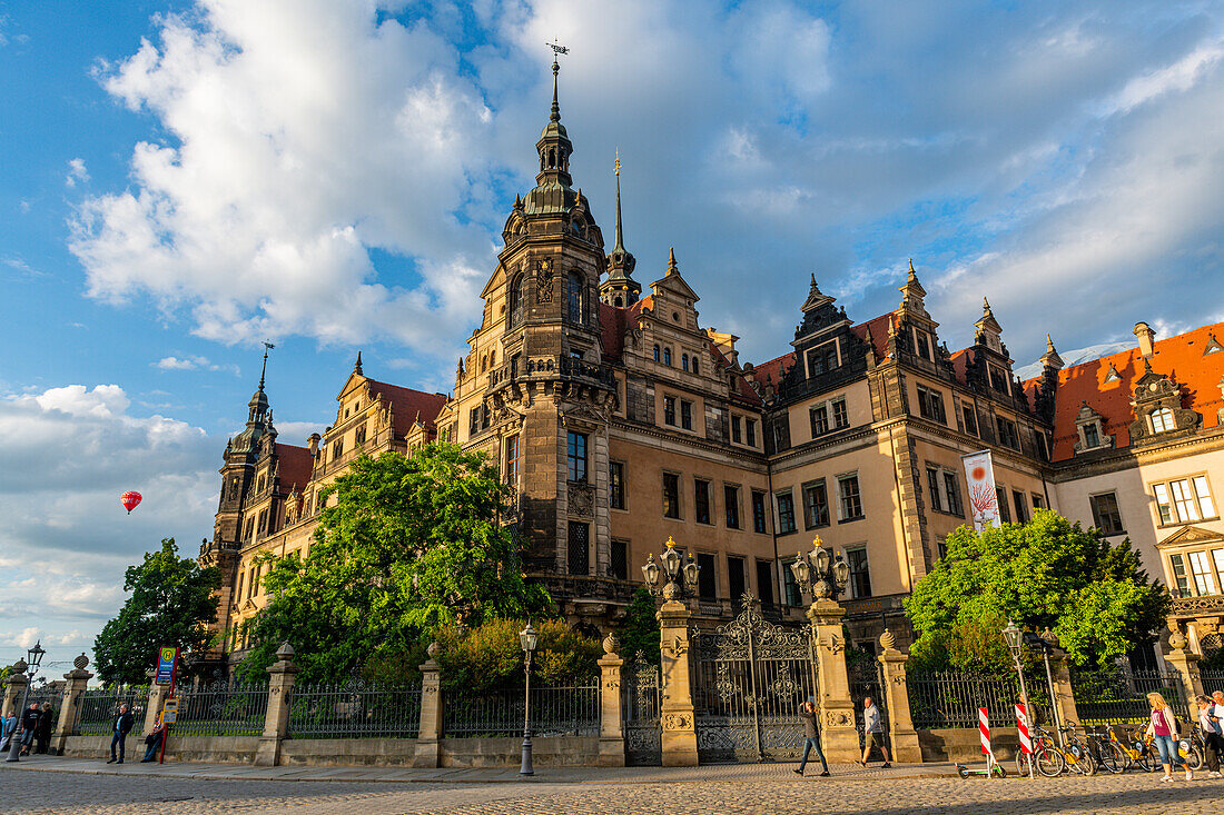 Das Dresdner Schloss, Dresden, Sachsen, Deutschland, Europa