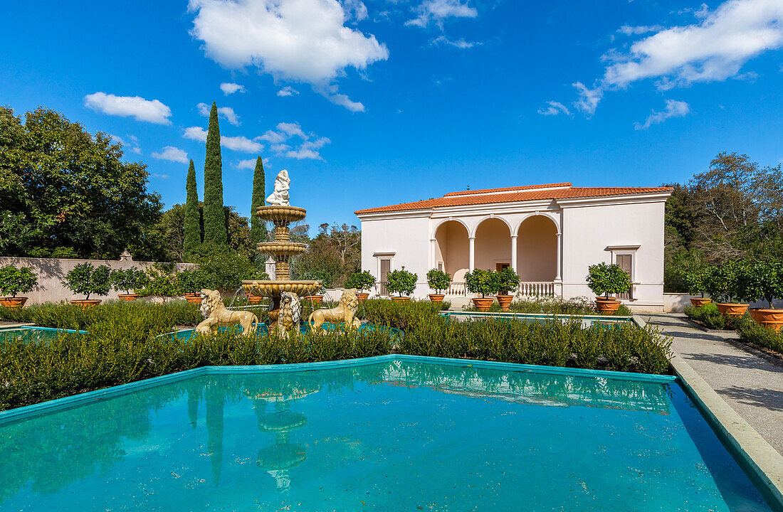 The Italian Renaissance Garden, Hamilton Gardens, Hamilton, North Island, New Zealand, Pacific