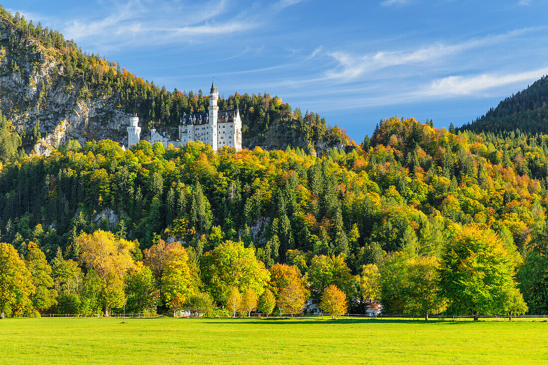 Schloss Neuschwanstein, Schwangau, Allgäu, Bayern, Deutschland, Europa