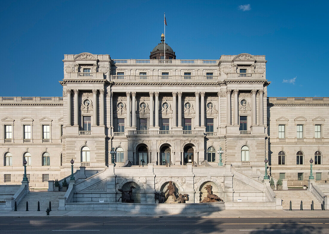 Die Bibliothek des Kongresses, Capitol Hill, Washington DC, Vereinigte Staaten von Amerika, Nordamerika